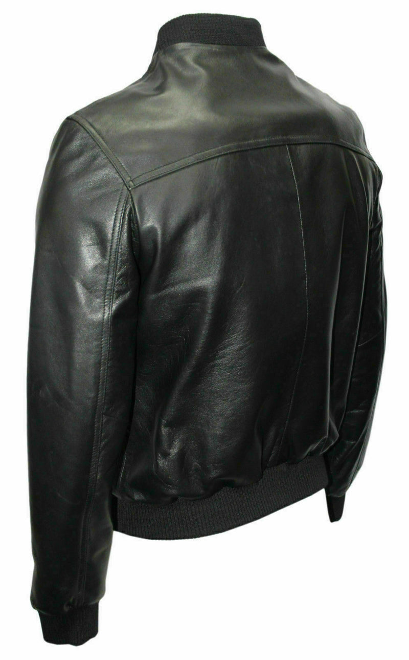 Black Bomber Jacket For Men