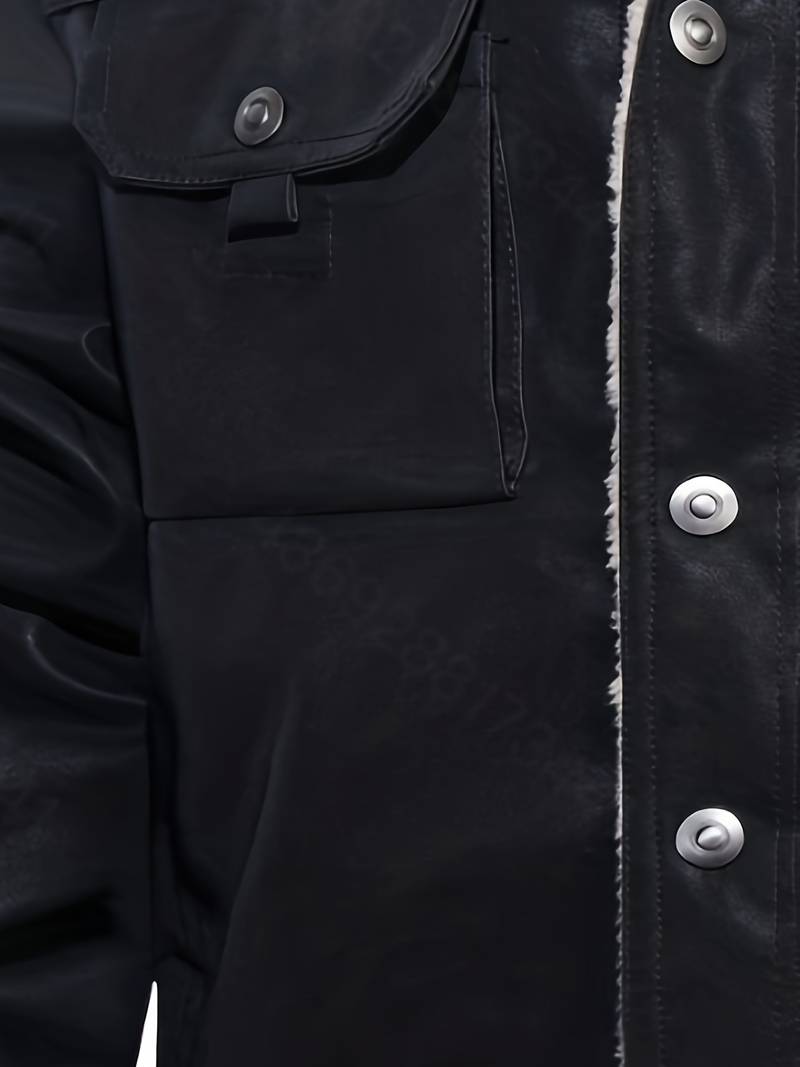 Men's Leather Real Furr jacket