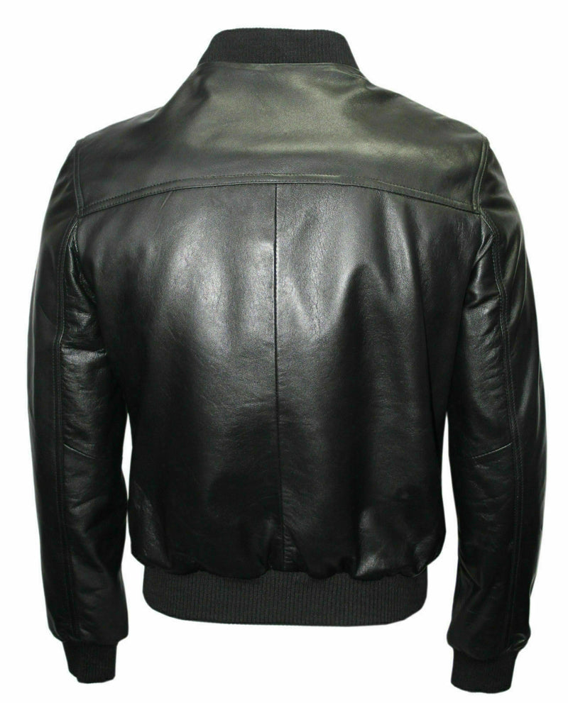 Black Bomber Jacket For Men