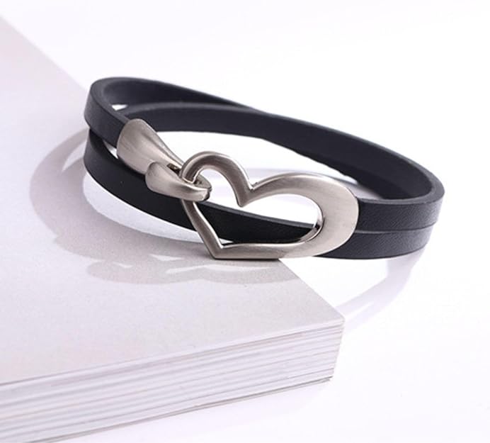 ladies leather Bracelet bands for your lady. A perfect GIFT of heart bracelet