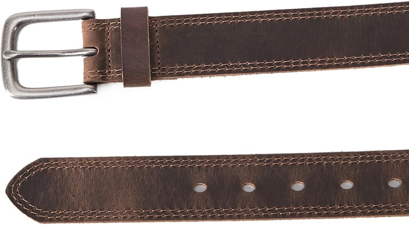 'Leather Belt Brown simple and elegant'