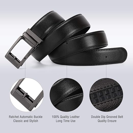 Perfect Fit Waist BELT Size up to 50 inches with Automatic Buckle