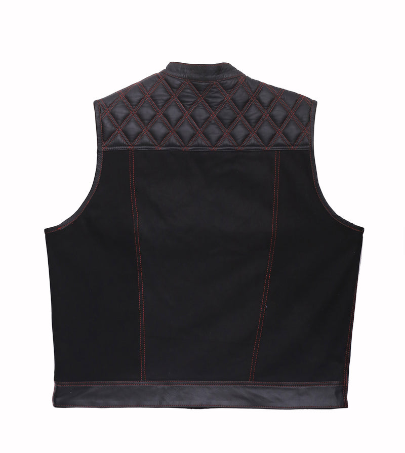 Motorcycle Leather/Vest Biker Vest