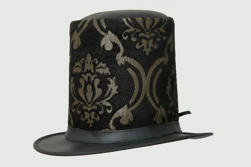 "Skull-Style Leather Hat with