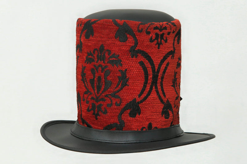 "Skull-Style Leather Hat with