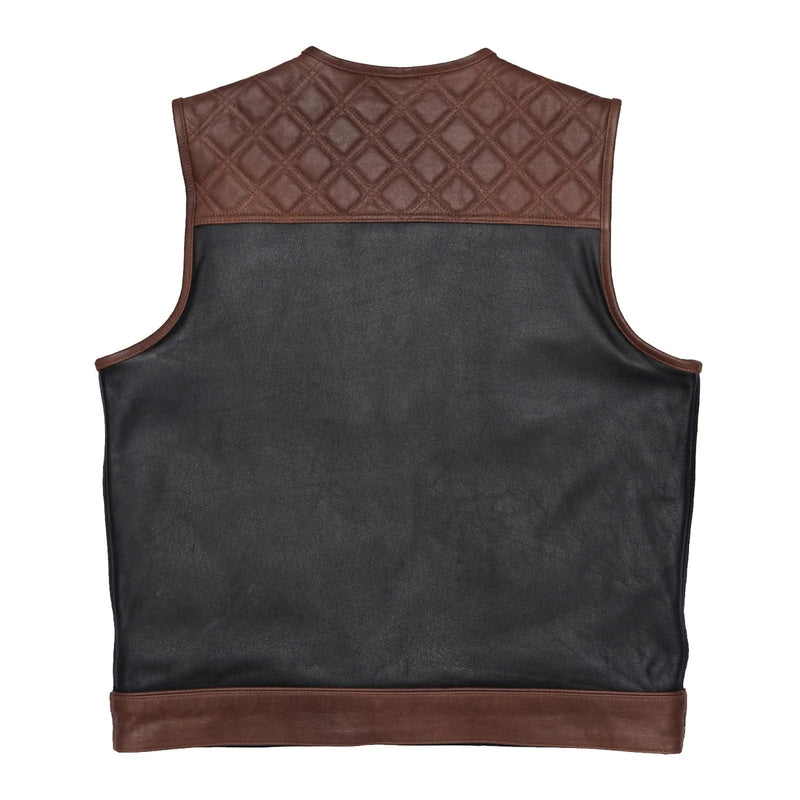 Enduring Style: Charming Brown Leather Biker Vest